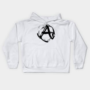 Anarchy Symbol Design Kids Hoodie